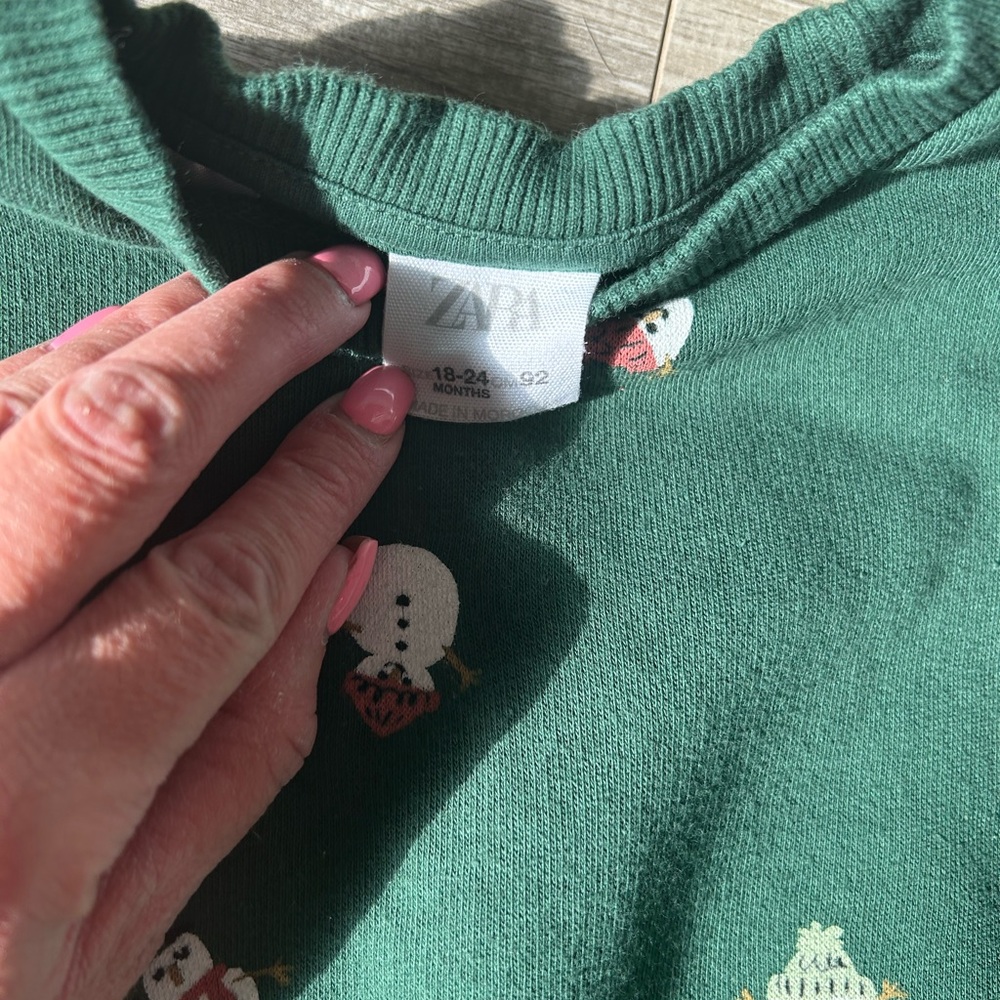 Zara Christmas sweater 18-24 months - Picture 2 of 2